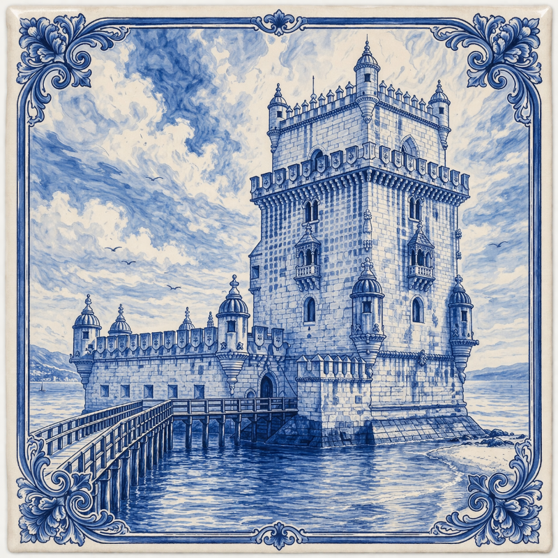 Belém Tower Tile