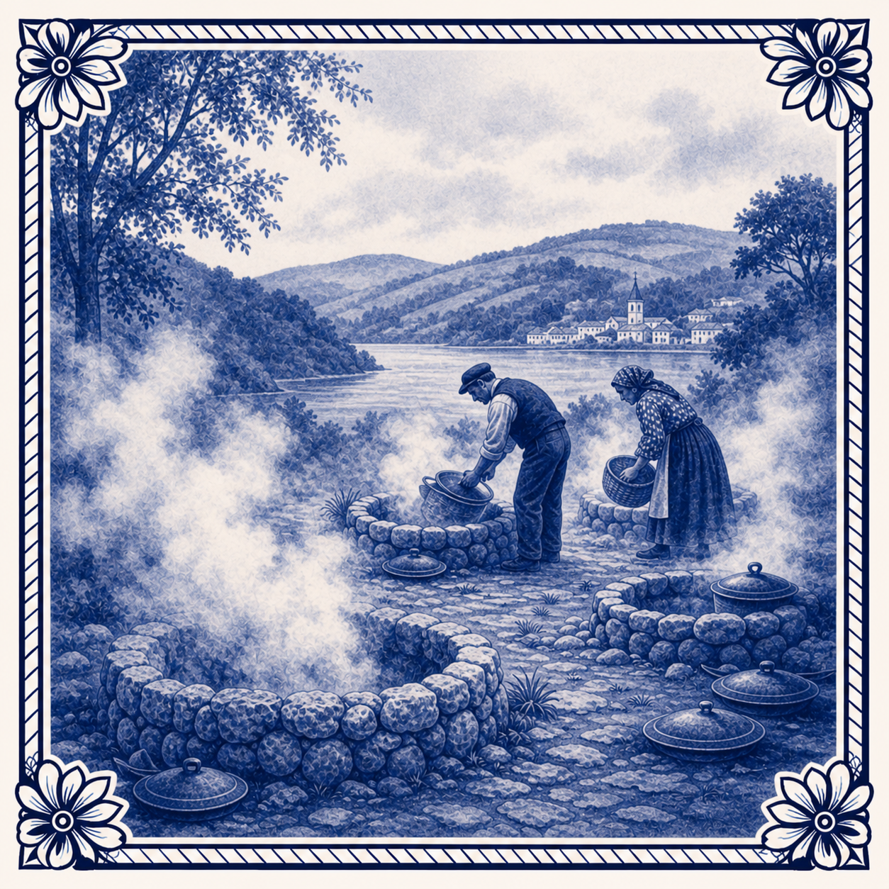 Azulejo Cozido das Furnas