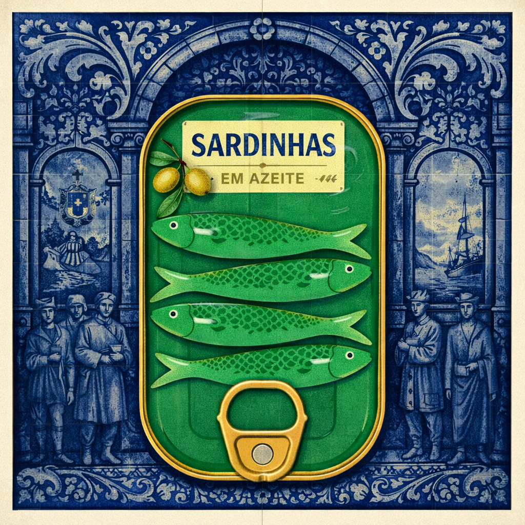 Sardinhas em Azeite Portuguese Tile
